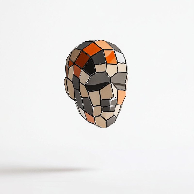 Mosaic Face — product close-up